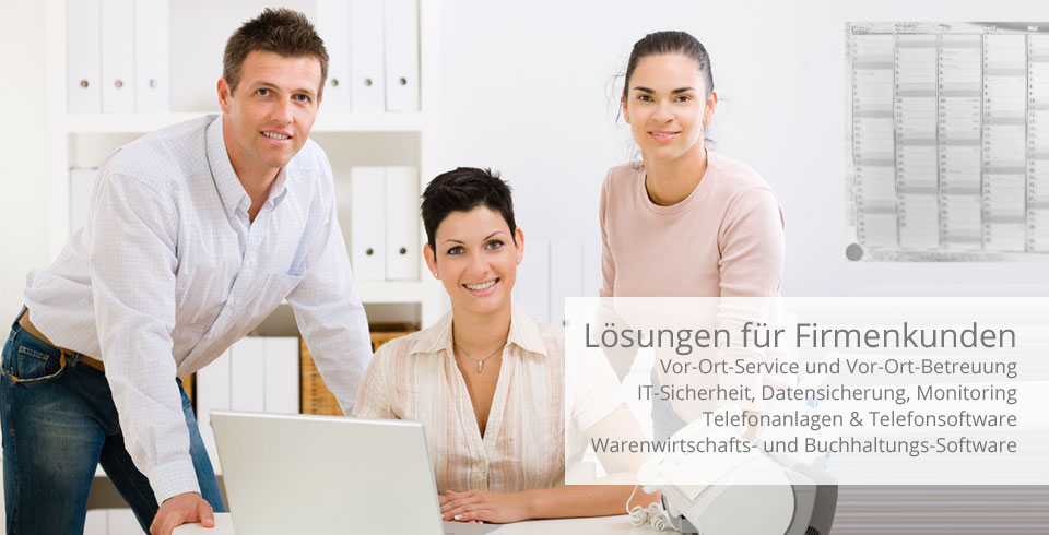 IT-Lsungen fr Firmenkunden - Beratung vor Ort